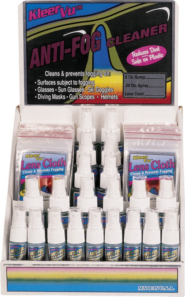 ANTI-FOG CLEANER COUNTER DISPLAY