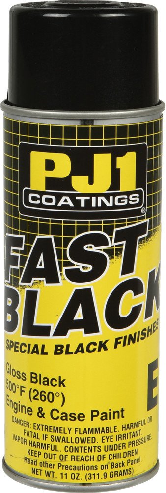 FAST BLACK ENGINE PAINT GLOSS BLACK 11OZ