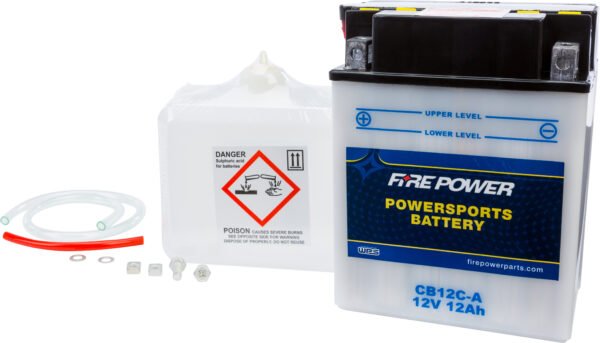 12V Heavy Duty Battery w/Acid Pack