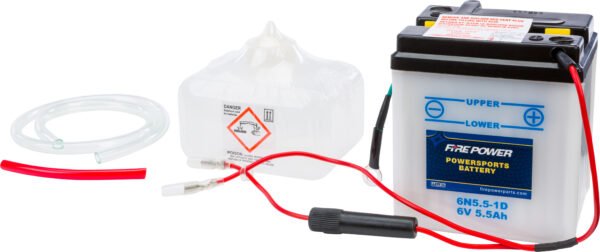 6V Standard Battery w/Acid Pack