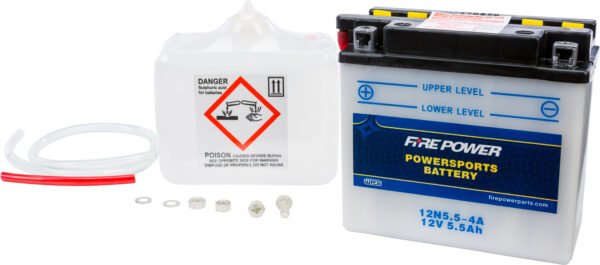 12V Standard Battery w/Acid Pack