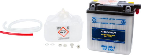 6V Standard Battery w/Acid Pack