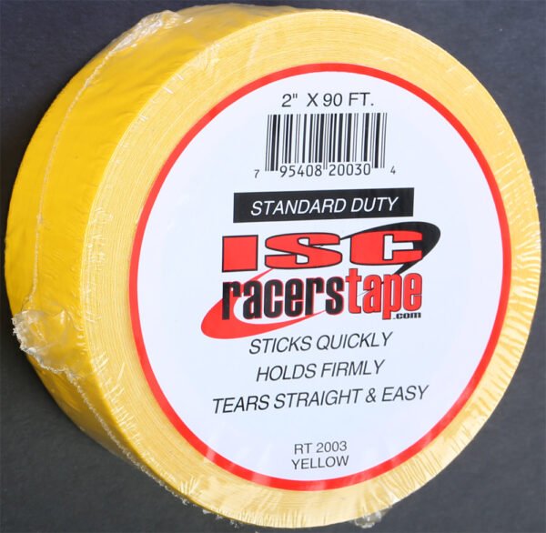 RACERS TAPE 2"X90' (YELLOW)