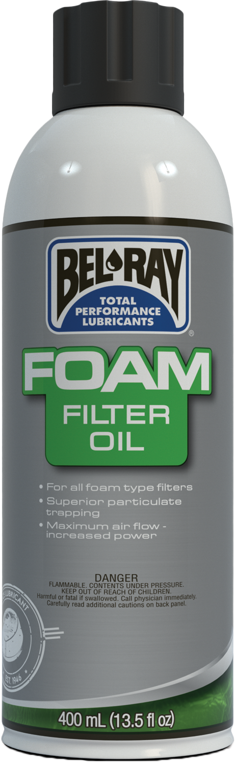 FOAM FILTER OIL SPRAY W/P 400ML (12/CASE  SOLD EA)
