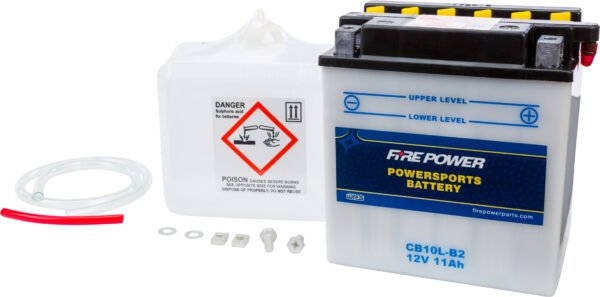 12V Heavy Duty Battery w/Acid Pack
