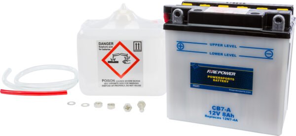 12V Heavy Duty Battery w/Acid Pack