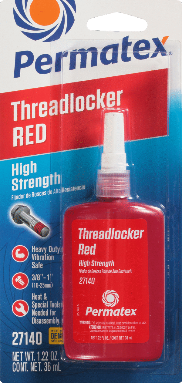 HIGH STRENGTH THREADLOCKER RED 36 ML