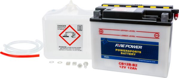 12V Heavy Duty Battery w/Acid Pack