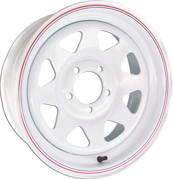8 SPOKE STEEL TRAILER WHEEL 15"X6"