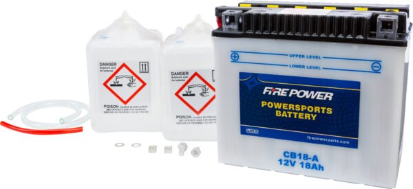 12V Heavy Duty Battery w/Acid Pack