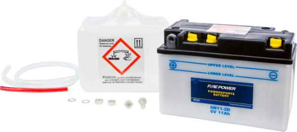 6V Standard Battery w/Acid Pack