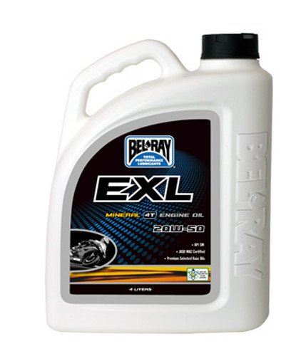 EXL MINERAL OIL 20W50 4T 4L (4/CASE  SOLD EA)