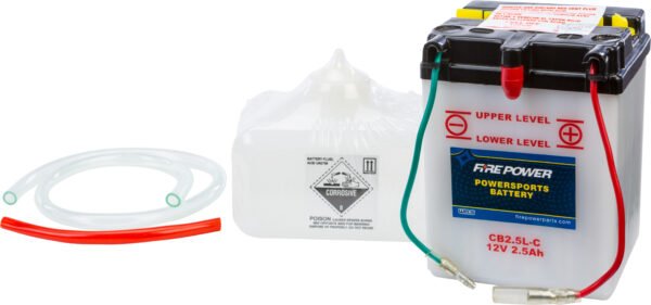 12V Heavy Duty Battery w/Acid Pack