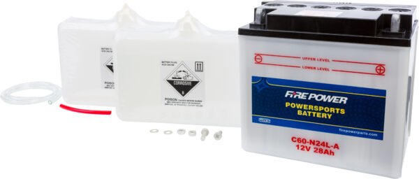 12V Heavy Duty Battery w/Acid Pack