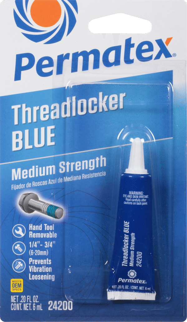 MEDIUM STRENGTH THREADLOCKER BLUE 6 ML