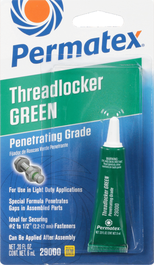 PENETRATING GRADE THREADLOCKER GREEN 6 ML