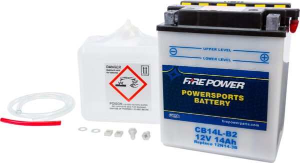 12V Heavy Duty Battery w/Acid Pack