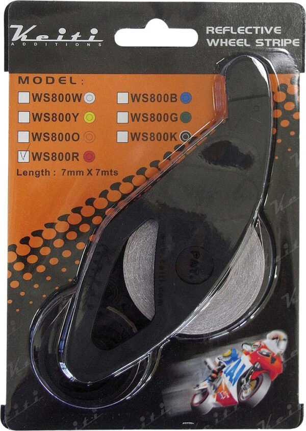 WHEEL STRIPE KIT 7MM X 6M WHITE