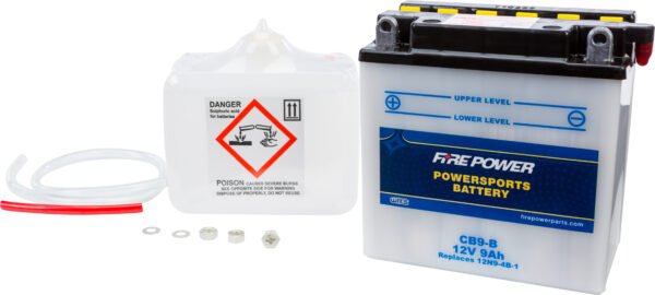12V Heavy Duty Battery w/Acid Pack