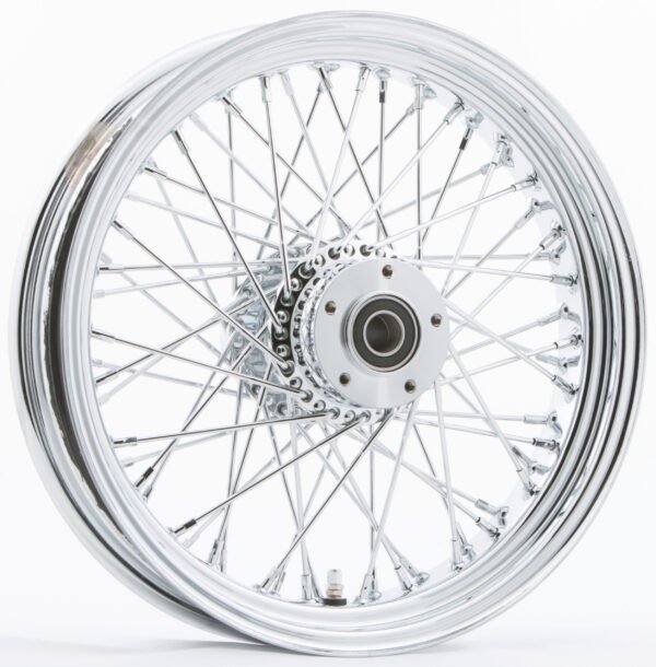 FR 60-SPK DD CHROME 16X3.5 WIDE-HUB 3/4" AXL 00 LTR