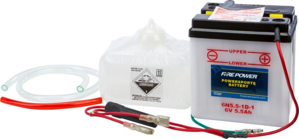 6V Standard Battery w/Acid Pack