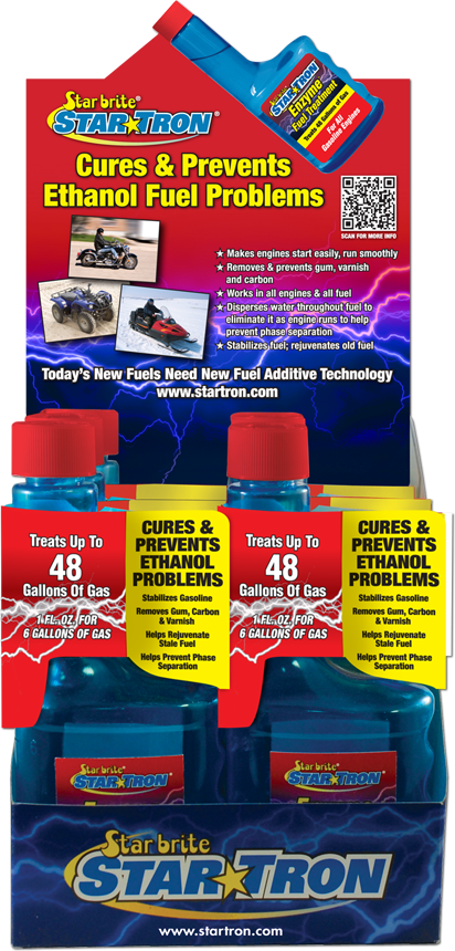 ENZYME FUEL TREATMENT 8OZ 6/PK W/COUNTER DISPLAY