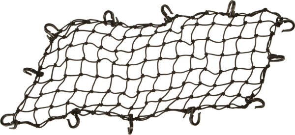 CARGO NET ADJUSTABLE BLACK 15"X30"