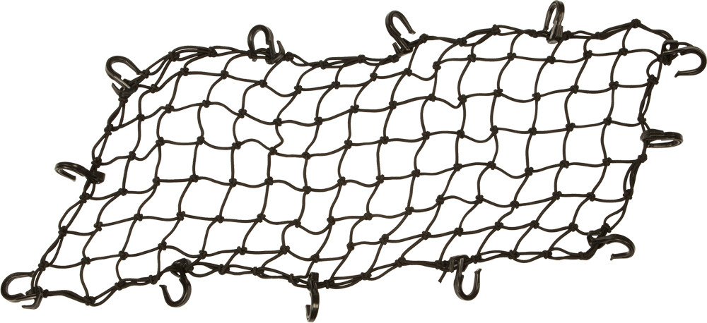 CARGO NET ADJUSTABLE BLACK 15"X30"