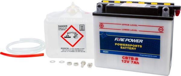 12V Heavy Duty Battery w/Acid Pack