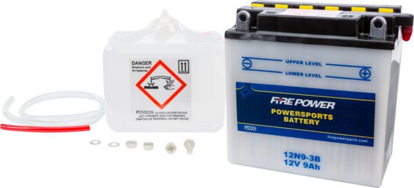 12V Standard Battery w/Acid Pack