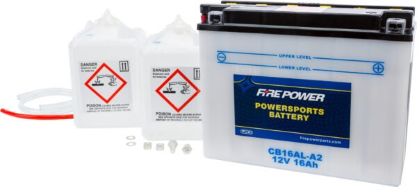 12V Heavy Duty Battery w/Acid Pack