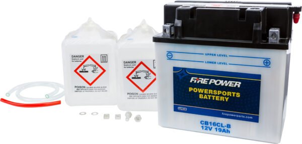 12V Heavy Duty Battery w/Acid Pack