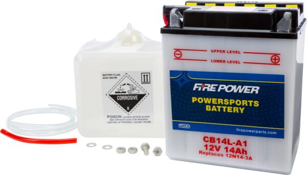 12V Heavy Duty Battery w/Acid Pack