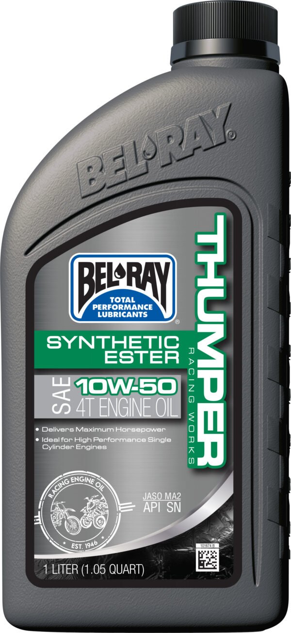 THUMPER SYN ESTER OIL 10W50 4T 1L (12/CASE  SOLD EA)