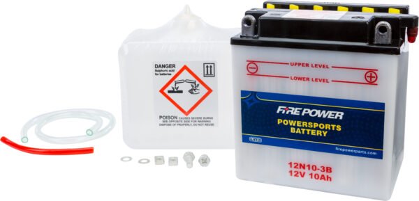 12V Standard Battery w/Acid Pack