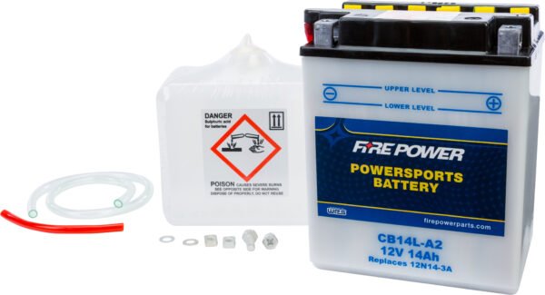 12V Heavy Duty Battery w/Acid Pack