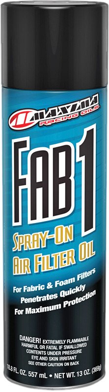 FAB 1 SPRAY-ON AIR FILTER OIL 13OZ