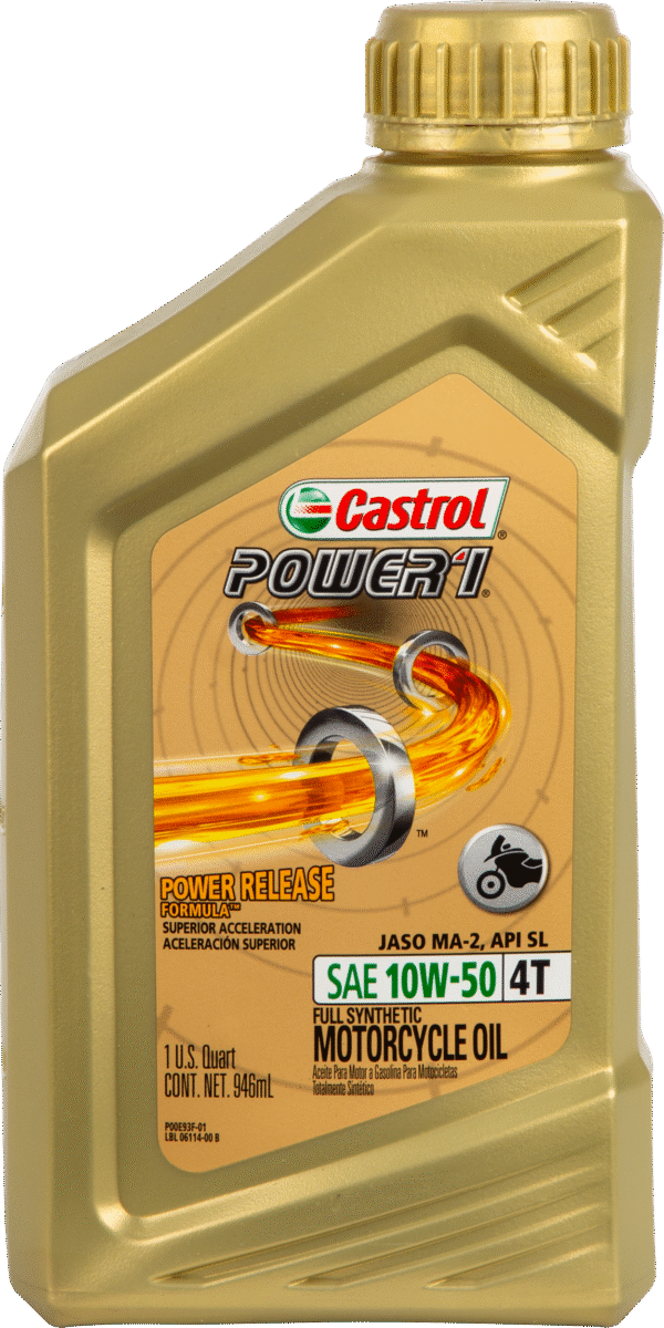 POWER 1 SYNTHETIC OIL 4T 10W50 1QT