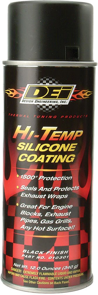 HI-TEMP SILICONE COATING BLACK 12 OZ