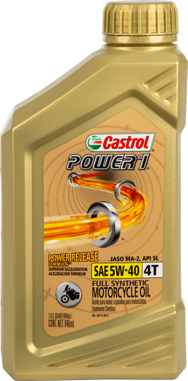 POWER 1 SYNTHETIC OIL 4T 5W40 1QT